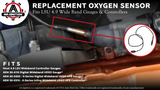Replacement LSU 4.9 Lambda Wide Band O2 Oxygen Sensor - Replaces 17025, 0258017025 - Compatible with AEM 30-4110, 30-0300, 30-0310 - X Series AFR Inline Controller - UEGO Air and Fuel Ratio Wideband