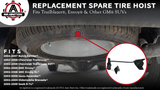 Spare Tire Hoist - Replaces# 924-509 - Fits Trailblazer, Envoy & More