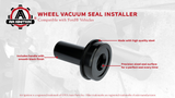 Wheel Vacuum Seal Installer - Compatible with 4WD Ford Vehicles - 05, 06, 07, 08, 09, 10, 11, 12, 13, 14, 15, 16, 17, 18, 19, 20 F250 and F350 - Replaces 6697 - Front Axle Shaft Oil Seal Tool Press