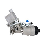 Engine Oil Cooler Filter Housing Kit with Gaskets, Cap & Seals - Replaces 55566784, 88179-91400 - Compatible with Buick & Chevy 1.4L Vehicles - Encore, Cruze, Cruze Limited, Sonic, Trax