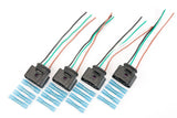 Ignition Coil Pack Replacement Connector - Wire Harness - Set of 4 - Compatible with Volkswagen VW & Audi 1.8T, 2.0T, 2.5L, 3.2L, 4.2L Vehicles