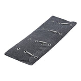 RV Camper Step Covers 3 Pack - 22 Inch Curved Wide Carpet Stair Rug Gray - Great for RV, Campers, Trailer, Vans with 8-11" Deep RV Stairs - Non-Slip Outdoor Stair Step Covers - Radius Step