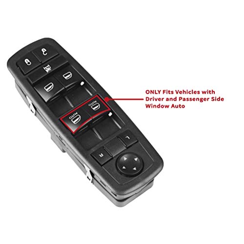 Driver Side Master Power Window Switch, Double Auto Button ONLY - Comp ...