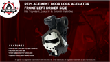 Door Lock Actuator Driver Side Motor - Front Left Driver Side - Compatible with Toyota 4Runner, Camry, Tundra - Lexus ES350, GS350, LS460, RX450h - Scion tC, xB, xD - Replaces 69040-06180, 69040-0C050