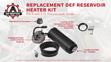 Diesel Exhaust Fluid Reservoir Heater Kit - 6.7L V8 DEF - Compatible with Ford F-250, F-350, F-450, F-550 Super Duty 2011, 2012, 2013, 2014, 2015, 2016 - Replaces BC3Z5J225KA, BC3Z5J225L, 904372