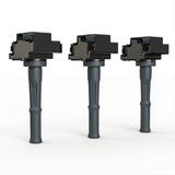 Ignition Coil Pack Set of 3 - Compatible with Toyota 1995-2004 Tacoma, 996-2002 4Runner, 2000-2004 Tundra, T100 3.4L V6 Models - Replaces Part 90919-02212, UF156, 673-1201, GN10184, C1041