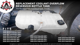 Replacement Coolant Overflow Reservoir Bottle Tank - Compatible with Kenworth and Peterbilt Trucks - W900, T800, T660, T600, 389, 388, 384, 382, 377, 365, 348 - Replaces 603-5403, N5346001, T1673008