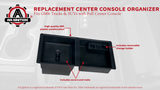 AA Ignition Center Console Organizer Tray - Replaces Part 22817343 - Compatible with Chevy, GMC Vehicles - 2014-2019 Silverado 1500, 2500 HD, Suburban, 3500 HD, Tahoe, Sierra, 2500, Yukon, XL