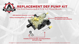 Diesel Exhaust Fluid Pump Kit - Reductant Heater Sending Unit - Compatible with Ford Vehicles - F250, F350, F450, F550 Super Duty 2011-2016 - Replaces BC3Z5L227K, BC3Z5L229L, 904-369, 904369 - Urea