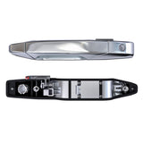 Exterior Chrome Door Handle Set of 4 - Compatible with Chevy, Cadillac & GMC Vehicles - 2007-2014 Silverado, Tahoe, Escalade, Sierra, Yukon, Avalanche - Replaces 15915659, 22738721, 22738722