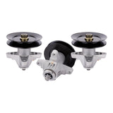 Replacement Spindle Assembly Set of 3 - Compatible with Cub Cadet and MTD - i1050, LT, SLT and RZT - 50" Deck Lawn Mowers - Replaces 918-04126, 918-04125, 618-04126A, 918-04125, 918-04125A, 1120370
