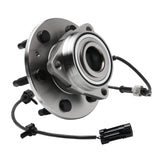 Front Wheel Hub Bearing Assembly Set of 2-4WD Compatible with Chevy, Cadillac, GMC - Escalade, Avalanche, Silverado 1500, Suburban, Tahoe, Sierra 1500, Yukon - Replaces ‎515036, 15112382, 951-008