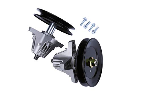 Spindle with Pulley Set of 2 - Fits MTD, TroyBilt, 42 Inch - Replaces 918-04822B