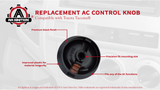 AC Climate Control Knob - Replaces 55900-04020 - Fits Toyota Tacoma