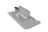 Left Driver Side Sun Visor Gray - Compatible with Nissan Altima Vehicles with year 2013, 2014, 2015, 2016, 2017, 2018 - Sun Shade Assembly with Mirror and Light - Replaces 964013TA2A, 96401-3TA2A