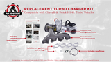 Replacement Turbo Charger with Gasket Kit- Compatible with Buick and Chevrolet Vehicles - 2011-2019 - Encore, Cruze, Cruze Limited, Sonic, Trax - 1.4L L4, 1.4T Engines - Replaces 55565353, 667-203