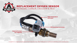 Replacement Oxygen Sensor - Compatible with Buick, Cadillac, Chevy, GMC, Isuzu, Pontiac and Saturn Vehicles - Enclave, Escalade, Impala, Silverado 1500, Sierra, Yukon, Outlook - Replaces 234-4668