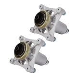 Mower Spindle Assembly Set of 2 - Compatible with AYP, Craftsman, Dixon, McCulloch, Poulan, Husqvarna - 42", 46", 48”, 54" Deck Mowers - Replaces 21546238, 187292, 192870, 532187281