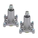 Mower Spindle Assembly Set of 2 - Compatible with AYP, Craftsman, Dixon, McCulloch, Poulan, Husqvarna - 42", 46", 48”, 54" Deck Mowers - Replaces 21546238, 187292, 192870, 532187281
