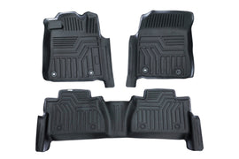 Front & Rear Floor Liner Set for Toyota Tundra 2014-2019