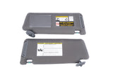Driver and Passenger Side Sun Visor Set Gray Without Light - Left and Right Compatible with Toyota Tacoma 2005-2012 - Replaces 74320-35C10-B0,74320-04181-B1,74320-35B50-B0,74310-35C20-B0, 7431004111B1