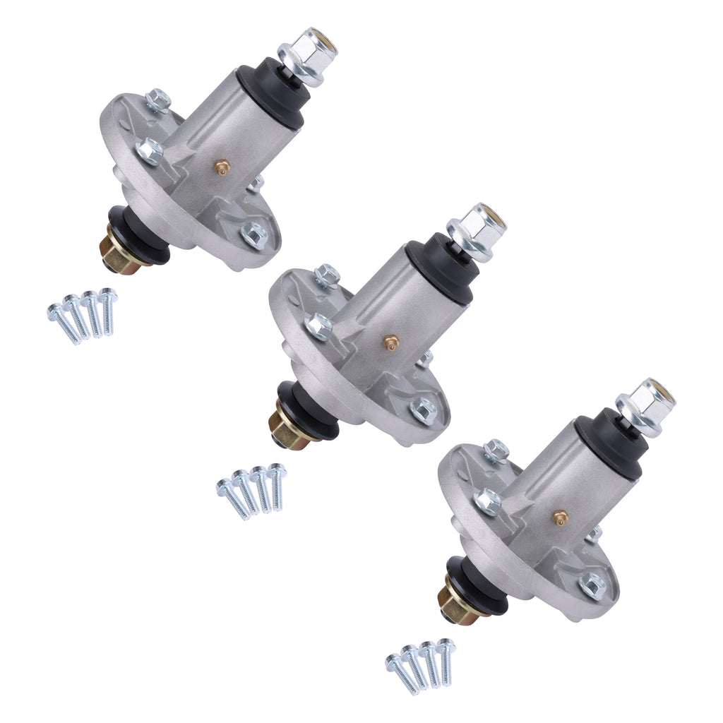 Replacement Spindle Assembly Pack of 3 - Compatible with John Deere 42", 48", 54" Deck Lawn Mowers - LA100-LA165, D100-F160, X105, X106, X110, X120 - Replaces GY20454, GY20867, GY20962, GY21098