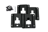 Bed Tie Down Anchor Set of 4 with Plate Brackets and Bolts - Compatible with Ford F-150, F-250 and F-350 Super Duty - Replaces FL3Z-99000A64-B, FL3Z99000A64B - Boxlink Tiedown Cleats, Clamps