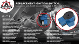 Replacement Automotive Ignition Key Starter Switch by AA Ignition - Compatible with Ford, Lincoln Mazda & Mercury Vehicles - Engine & Electronics Activator - Replaces Part Numbers 98AZ11572A, 924-867
