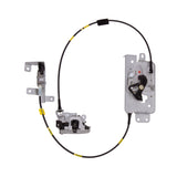 Left Driver Side Rear Door Lock Latch with Cable Compatible with Ford F-150 2004, 2005, 2006, 2007, 2008- Replaces 6L3Z-18264A01-B, 8L3Z-18264A01-B, SM2354 - Extended Cab Truck