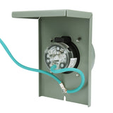 3 Prong 30 Amp 125/250V Generator Power Inlet Box - NEMA L5-30