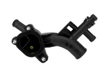 Engine Coolant Housing Water Outlet with Sensor - Compatible with Chevy Cruze, Sonic, Trax and Buick Encore 1.4L - Replaces 25193922, 15-11105, 902-846, 55565334, 1511105, 902846
