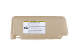 Right Passenger Side Sun Visor Beige Without Light - Compatible with Toyota Tacoma 2005, 2006, 2007, 2008, 2009, 2010, 2011, 2012 - Replaces 74310-04081-E0, 74320-04081-E0, 74310-AD020-E1