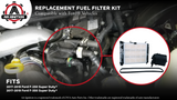 Replacement Fuel Filter, Compatible with Ford Vehicles, 2017-2019 - F-250 Super Duty, F-350 Super Duty - Replaces FD-4625, HC3Z-9N184-C, FD-4624, HC3Z-9N184-B - 6.7L Diesel Fuel Water Separator