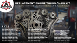 Engine Timing Chain Kit - Compatible with Buick, Cadillac, Chevy, GMC, Saab, Suzuki - 2.8, 3.0L, 3.2L, 3.6L - Enclave, LaCrosse, CTS, SRX, Caprice, Equinox, Terrain, 9-3, Outlook - Replaces 9-0753S