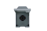 50 Amp 125/250 Volt Power Outlet Box, Enclosed Lockable - for RV, Campers, Motorhome, Travel Trailer, Electric Cars, Generator - 3R Weatherproof Outdoor - NEMA 14-50R Receptacle Panel