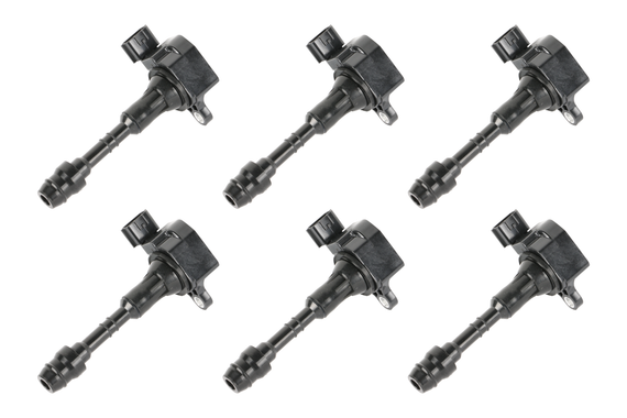 Ignition Coil Pack Set of 6 - Compatible with Nissan and Infiniti V6-3.5L, 4.0L - Altima, Frontier, Xterra, Maxima, Murano, Quest, Pathfinder - Replaces 24338J115, 224338J11C, 224488J111, UF349