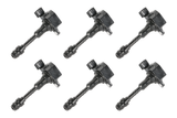 Ignition Coil Pack Set of 6 - Compatible with Nissan and Infiniti V6-3.5L, 4.0L - Altima, Frontier, Xterra, Maxima, Murano, Quest, Pathfinder - Replaces 24338J115, 224338J11C, 224488J111, UF349