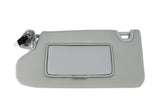 Left Driver Side Sun Visor Gray - Compatible with Nissan Altima Vehicles with year 2013, 2014, 2015, 2016, 2017, 2018 - Sun Shade Assembly with Mirror and Light - Replaces 964013TA2A, 96401-3TA2A