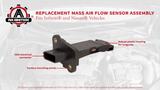 Mass Air Flow Sensor Assembly - Compatible with Infiniti & Nissan Vehicles - 2012-2017 - M35h, Q50, Q70, QX60, Altima, Sentra, Pathfinder - 1.8L, 2.5L, 3.5L - Replaces 22680-1MG0A, 226801MG0A, MAF0102