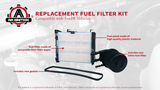 Replacement Fuel Filter, Compatible with Ford Vehicles, 2017-2019 - F-250 Super Duty, F-350 Super Duty - Replaces FD-4625, HC3Z-9N184-C, FD-4624, HC3Z-9N184-B - 6.7L Diesel Fuel Water Separator