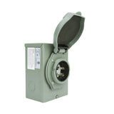 3 Prong 30 Amp 125/250V Generator Power Inlet Box - NEMA L5-30