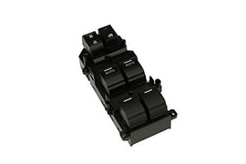 Replacement Window Master Switch - Double Auto Button - Compatible with Honda Accord EX & EX-L 2008, 2009, 2010, 2011, 2012 - Replaces 35750-TA0-A31, 35750-TA0-A32 - Driver Side Double Auto Switch