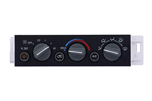 AC Heater Climate Control Panel with Rear Defogger - Compatible with Chevy, Cadillac and GMC - Escalade, C1500, C2500 Suburban, C3500HD, K1500, K2500, Tahoe, Yukon - Replaces 9378805, 16231165