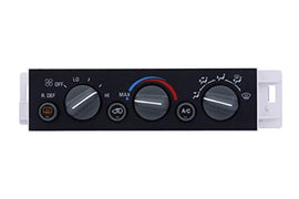 AC Heater Climate Control Panel with Rear Defogger - Compatible with Chevy, Cadillac and GMC - Escalade, C1500, C2500 Suburban, C3500HD, K1500, K2500, Tahoe, Yukon - Replaces 9378805, 16231165