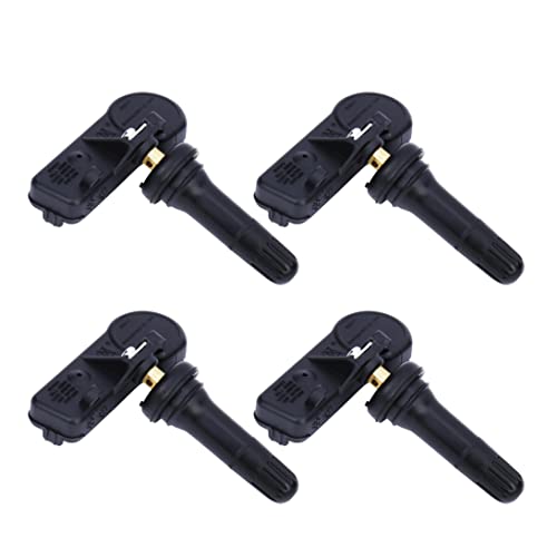 Replacement TPMS Sensor Set of 4 - Compatible with Buick, Cadillac, Chevrolet, GMC, Hummer, Pontiac, Saab, Saturn - Replaces 13598772, 974-009, 13598771-315mhz - Tire Pressure Monitoring System