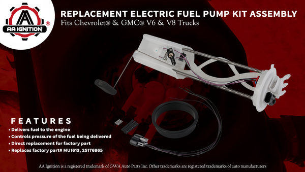 Replacement Fuel Pump - Fits Chevrolet Silverado, GMC Sierra 1500, 150 ...