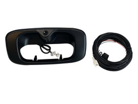 Replacement Tailgate Latch Handle Trim Bezel with Backup Rear View Camera - Compatible with Chevy and GMC Vehicles - 1999, 2000, 2001, 2002, 2003, 2004, 2006, 2007 Silverado and Sierra - Black