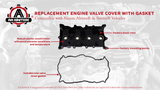 Replacement Engine Valve Cover with Gasket - Compatible with Nissan Altima 2.5L 2007-2012 and Sentra 2007-2012 - Replaces 13264JA00A, 13270JA00A, CNVG-D1230 - Rocker, Camshaft Covers