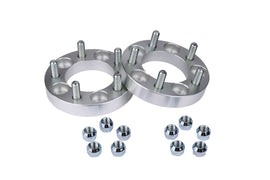 Wheel Spacer Set of 2-5x114.3mm Pattern - 5x4.5 Lug Centric 82.5mm Bore - 1/2" x 20 Studs 1 Inch Thick - Compatible with Ford and Jeep Vehicles - Wrangler, Cherokee, Liberty, Ranger, Explorer, Mustang