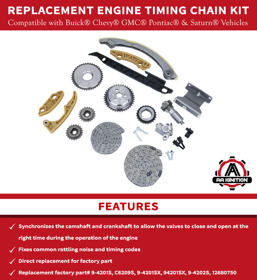 Engine Timing Chain Kit Replaces 9 4201S Fits Buick Chevy